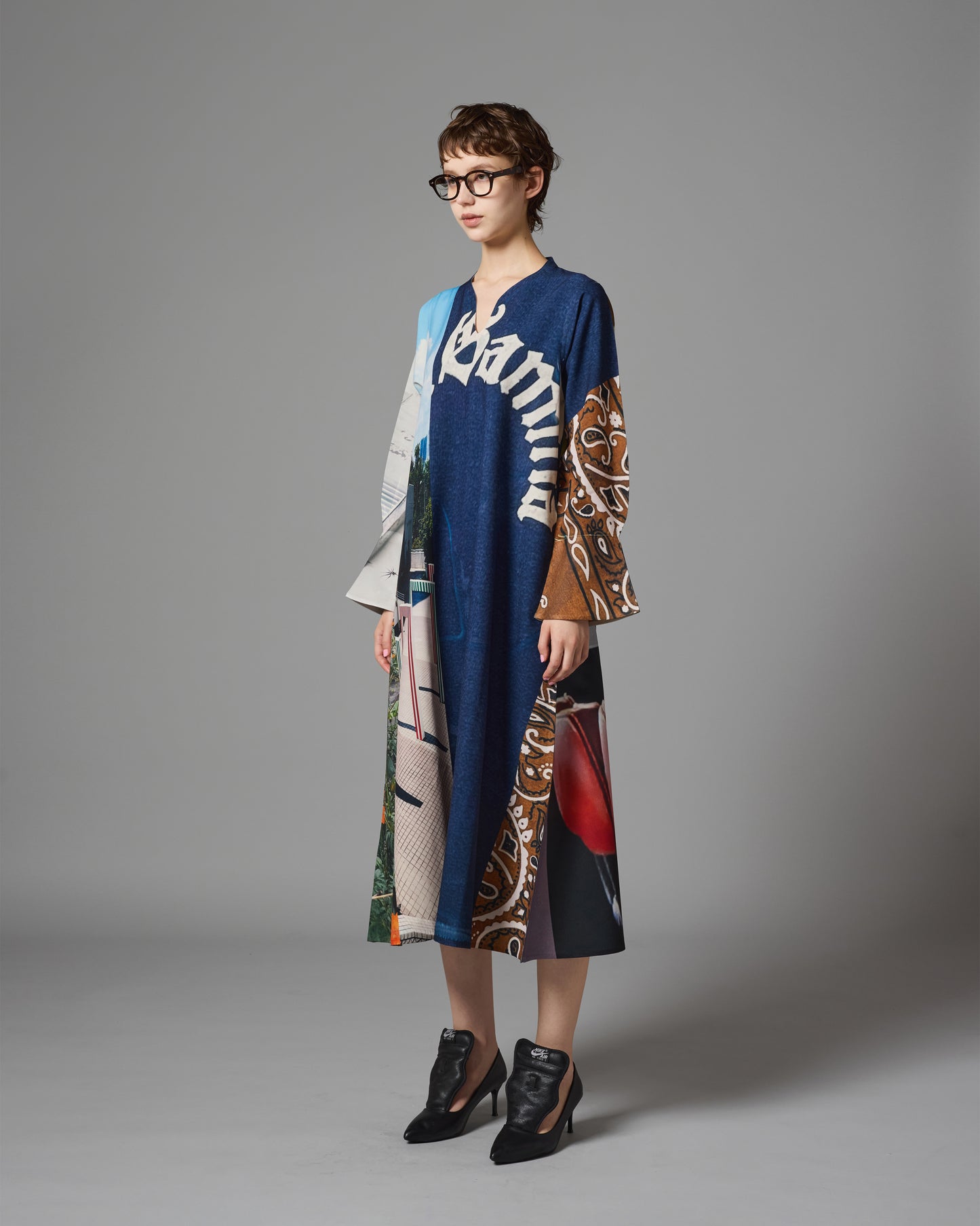 [PRE ORDER] DIRECT PRINT PULLOVER ONE-PIECE (COLLAGE)