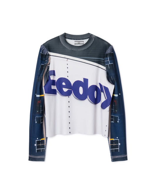 [PRE ORDER] PRINT RIB PUFF SLEEVE C/S (FleEdx)
