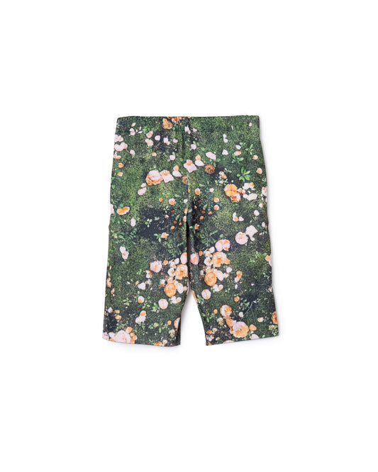 [PRE ORDER] PRINT RIB SHORTS (MOSS)