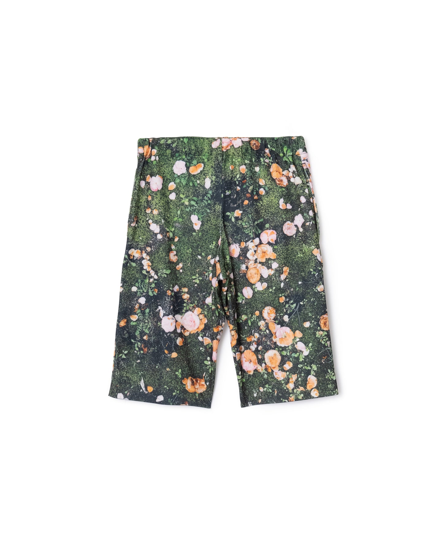 [PRE ORDER] PRINT RIB SHORTS (MOSS)