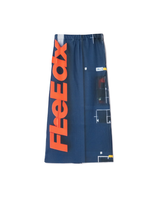 [PRE ORDER] PRINT RIB SKIRT (FLeEdx)