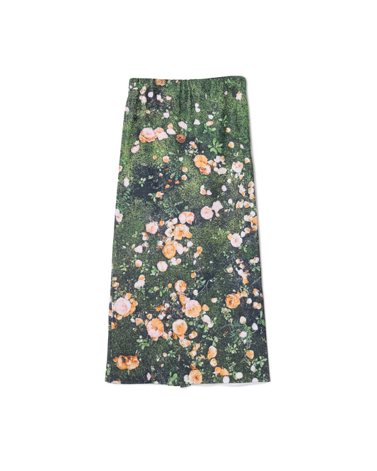 [PRE ORDER] PRINT RIB SKIRT (MOSS)