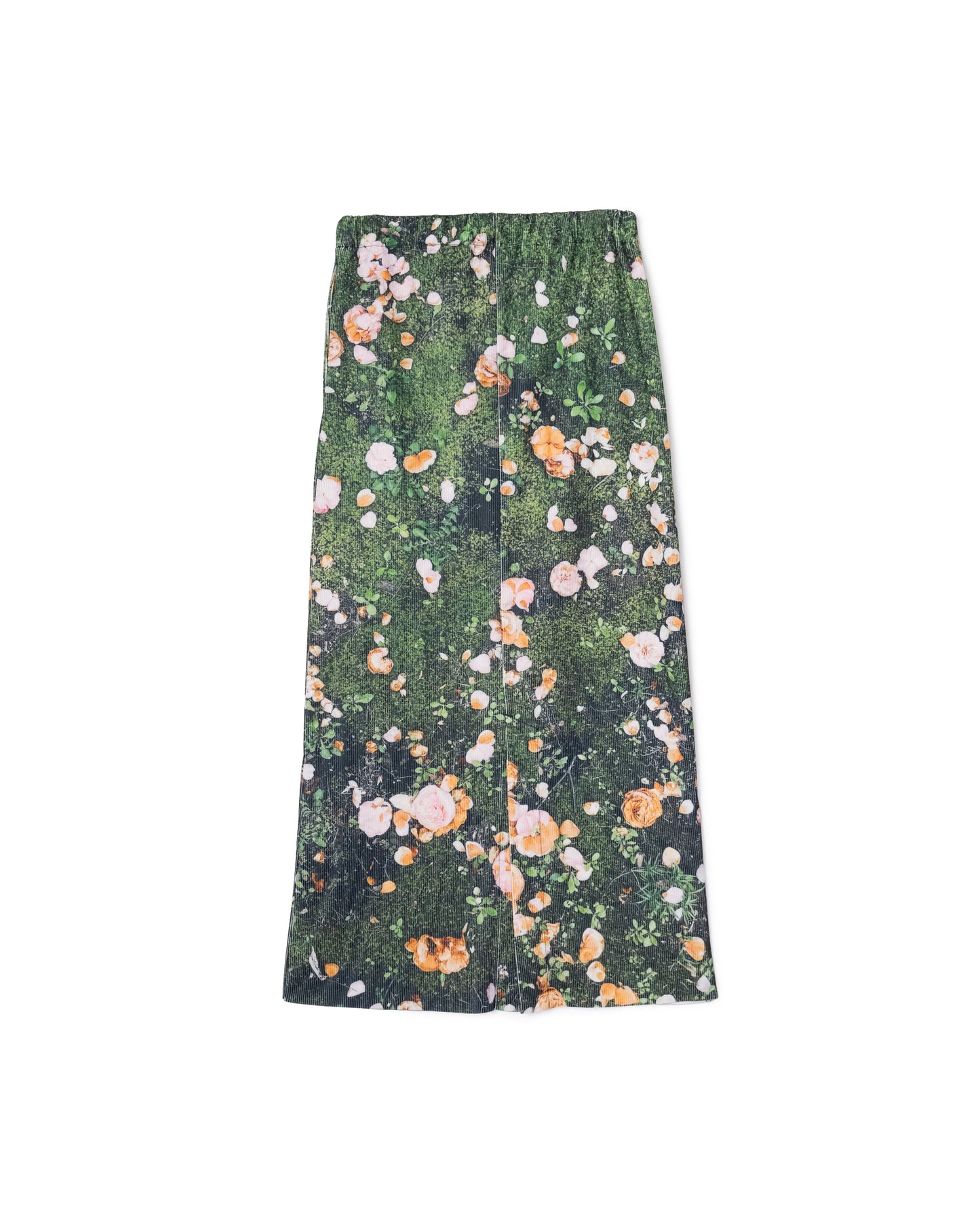 [PRE ORDER] PRINT RIB SKIRT (MOSS)