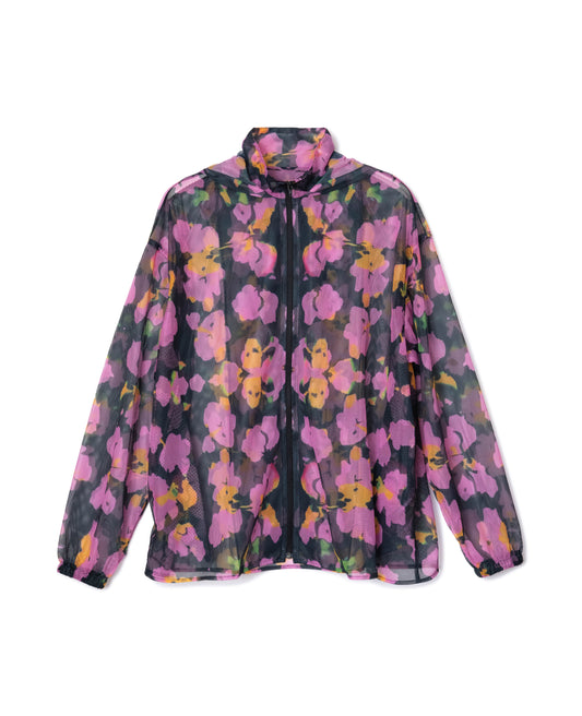 [PRE ORDER] PRINT MESH ZIPUP PARKA (FLOWER)