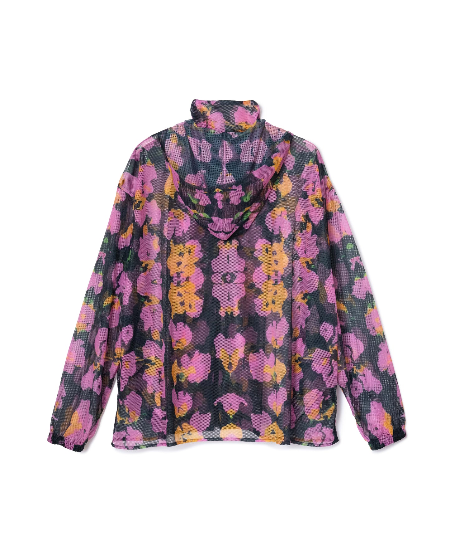 [PRE ORDER] PRINT MESH ZIPUP PARKA (FLOWER)