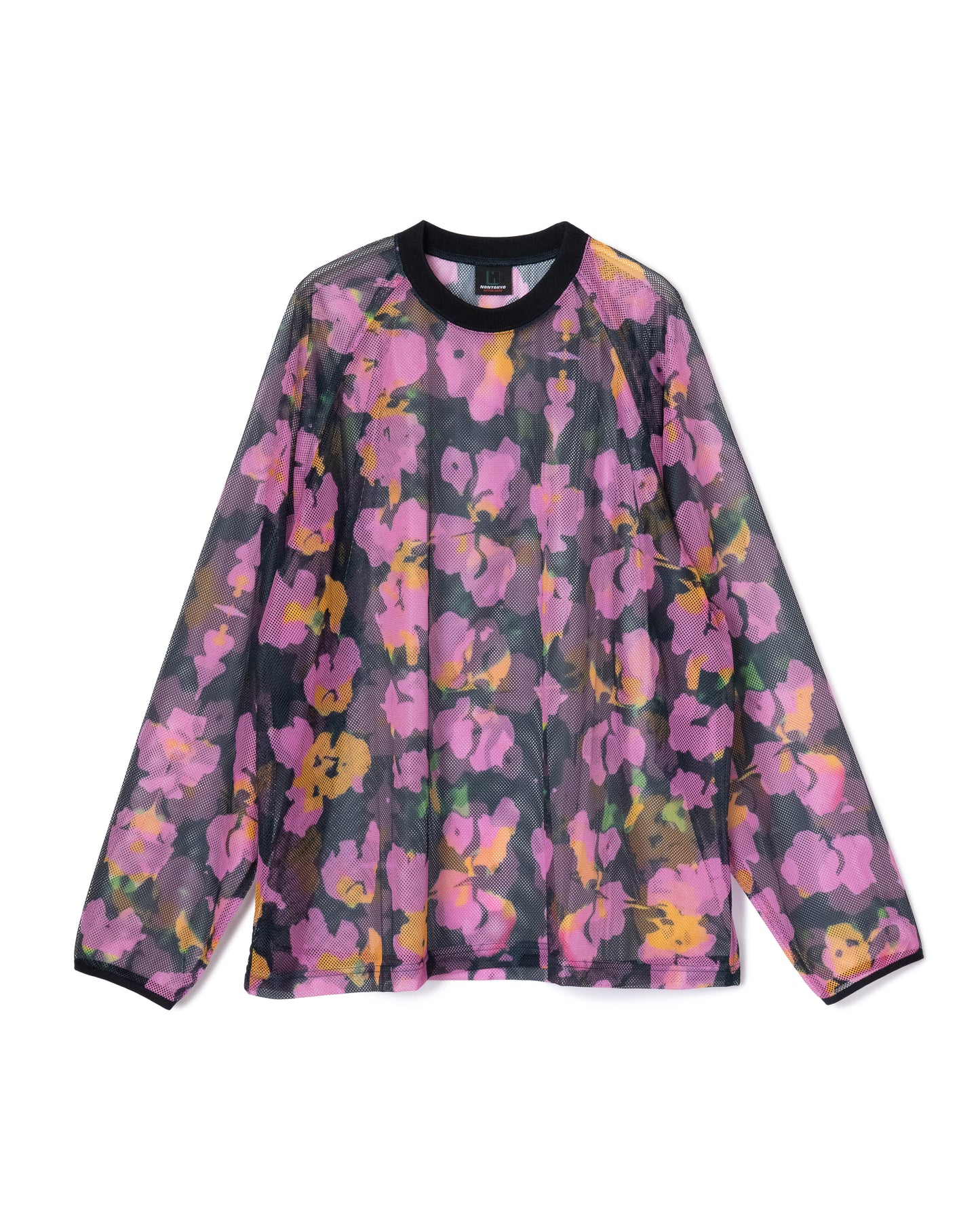 [PRE ORDER] PRINT MESH PULLOVER & SCARF (FLOWER)