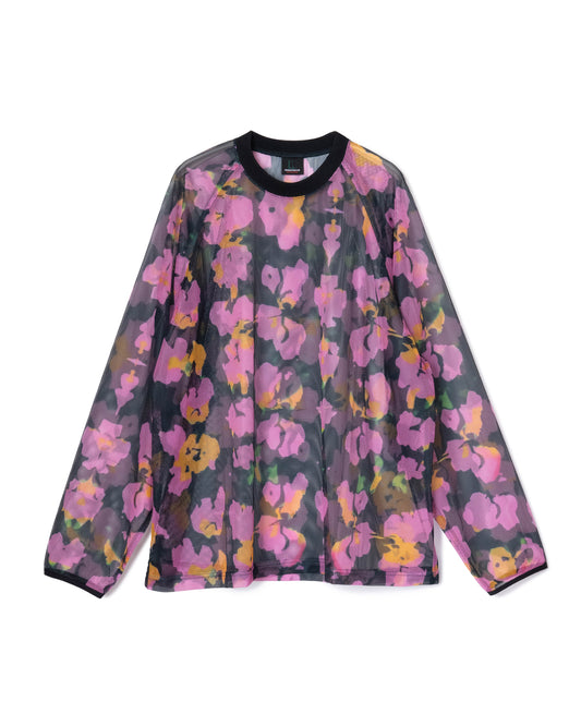 [PRE ORDER] PRINT MESH PULLOVER & SCARF (FLOWER)