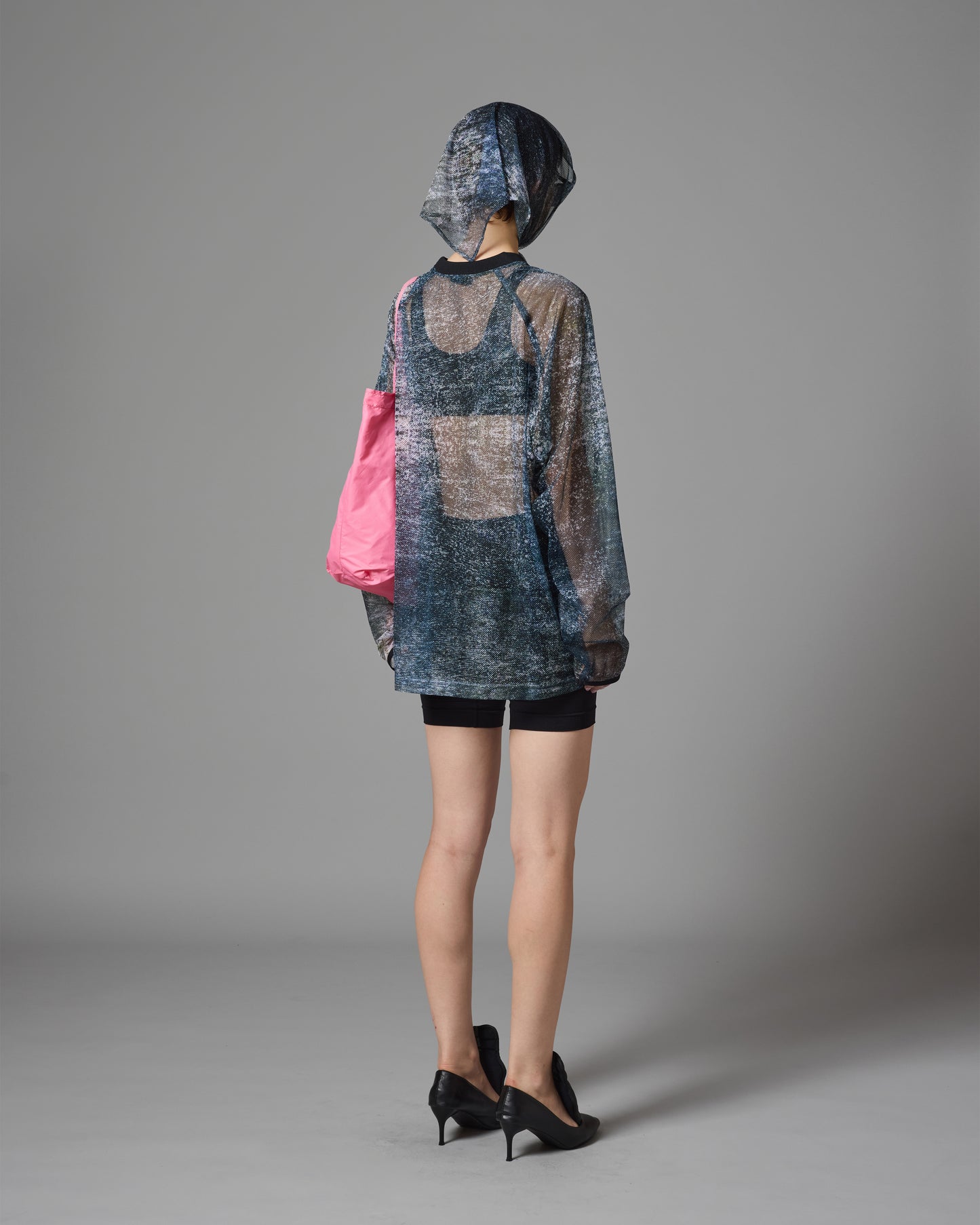 [PRE ORDER] PRINT MESH PULLOVER & SCARF (NOISE)