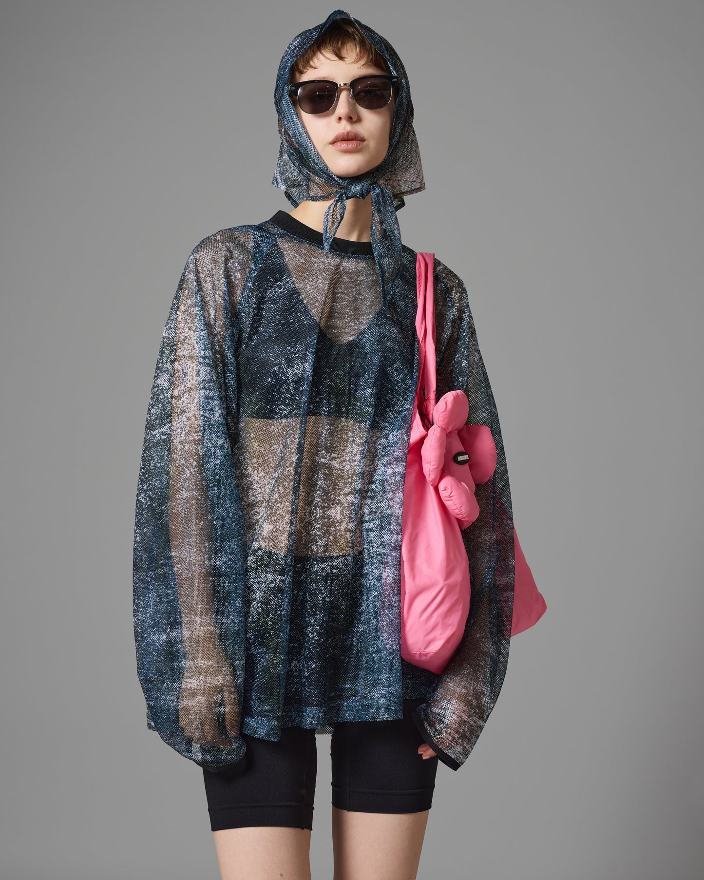 [PRE ORDER] PRINT MESH PULLOVER & SCARF (NOISE)