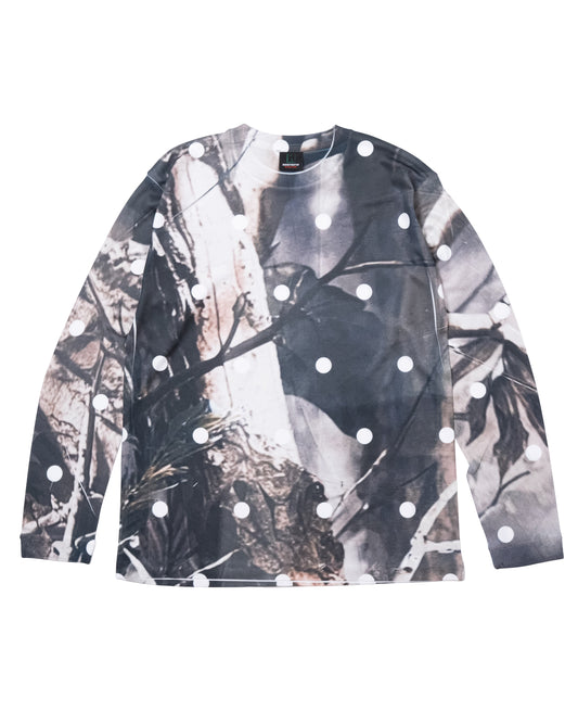 DIRECT PRINT L/S T-SHIRT (TREE DOT)