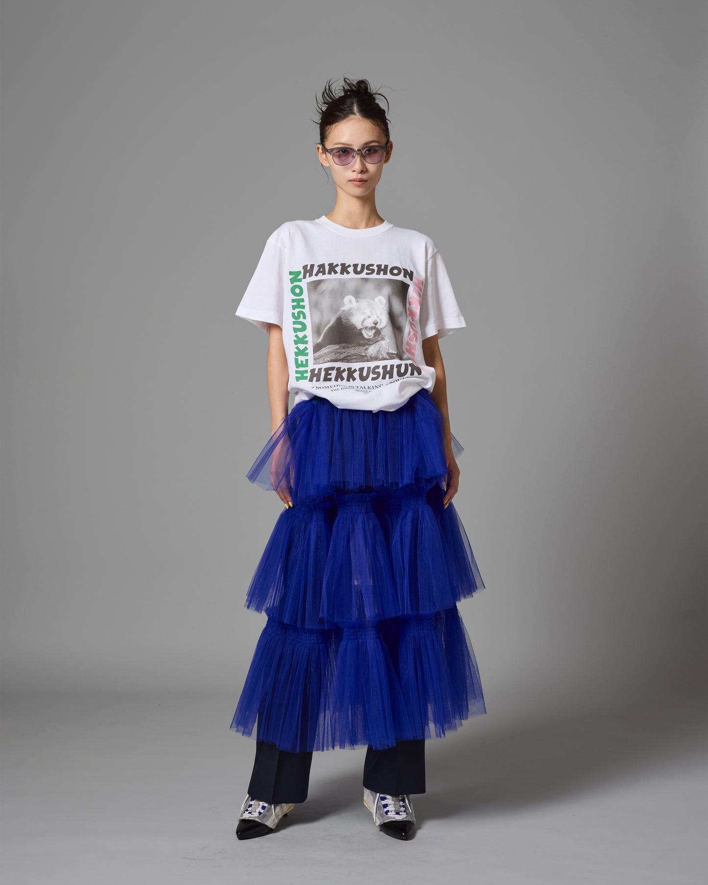 [PRE ORDER] TULLE TIERED SKIRT (BLUE)