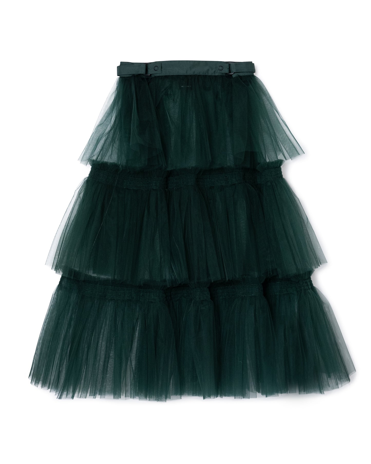 [PRE ORDER] TULLE TIERED SKIRT (GREEN)