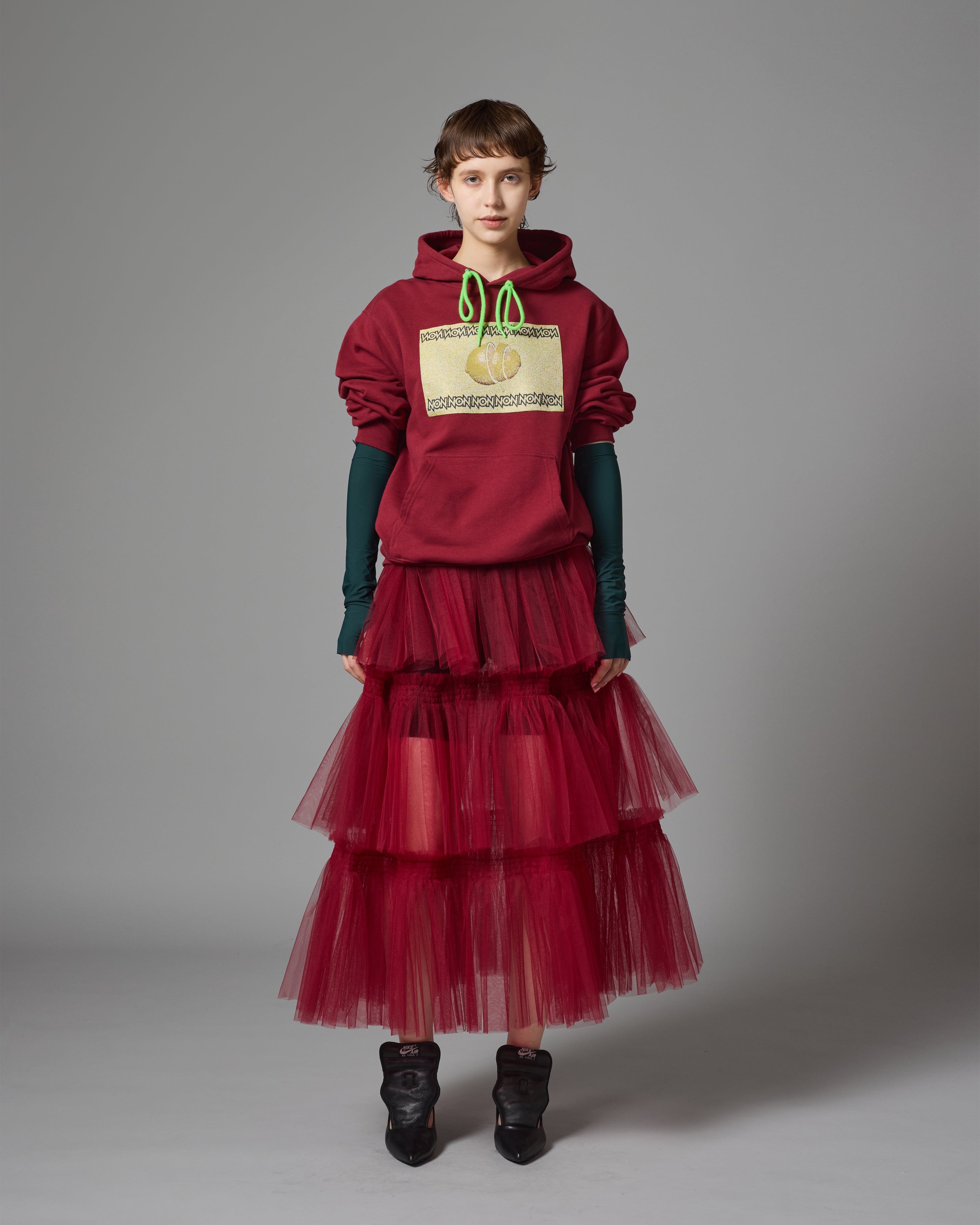 TULLE TIERED SKIRT (RED) – NON TOKYO