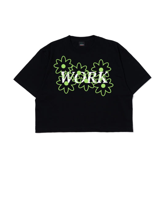 [PRE ORDER] PRINT SHORT T-SHIRT (WORK / BLACK)