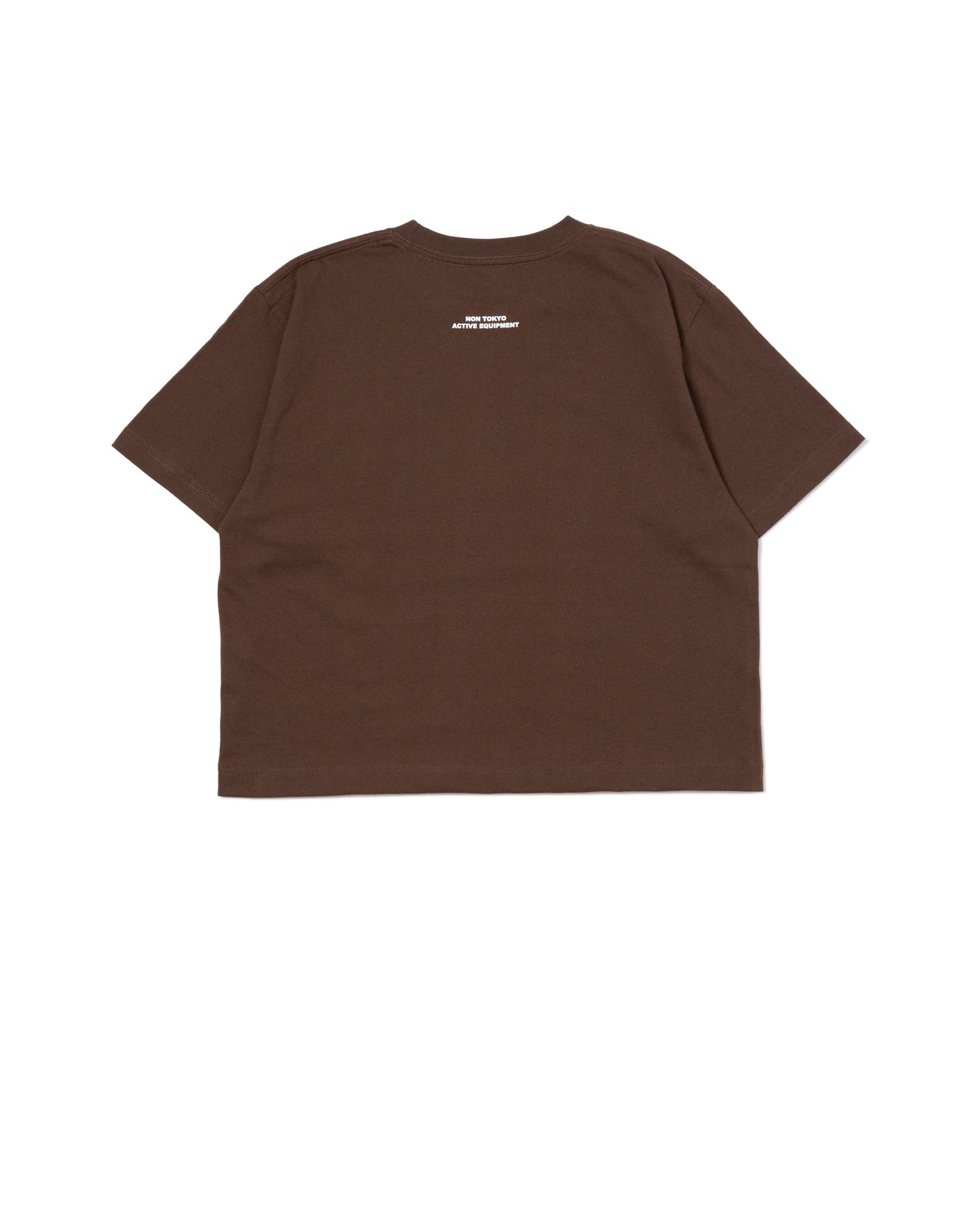 [PRE ORDER] PRINT SHORT T-SHIRT (WORK / BROWN)