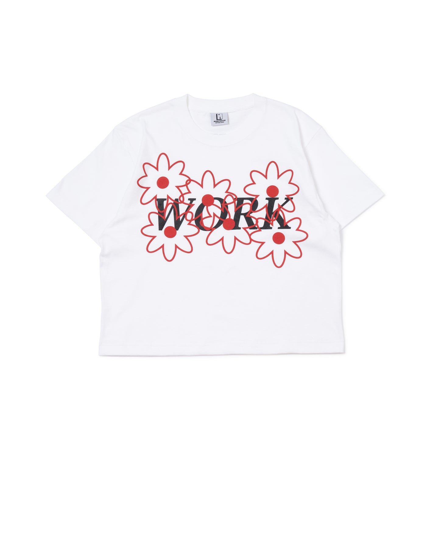 [PRE ORDER] PRINT SHORT T-SHIRT (WORK / WHITE)