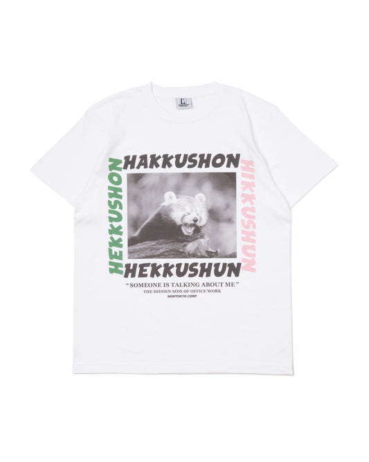RACCOON PRINT T-SHIRT (WHITE)