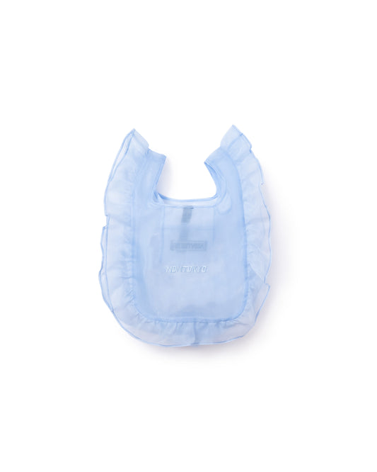 SHEER FRILL BAG ( S / BLUE )