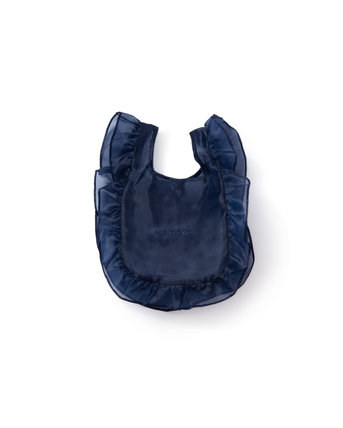SHEER FRILL BAG ( S / NAVY )