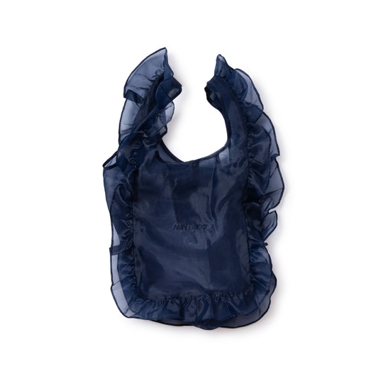 SHEER FRILL BAG ( L / NAVY )