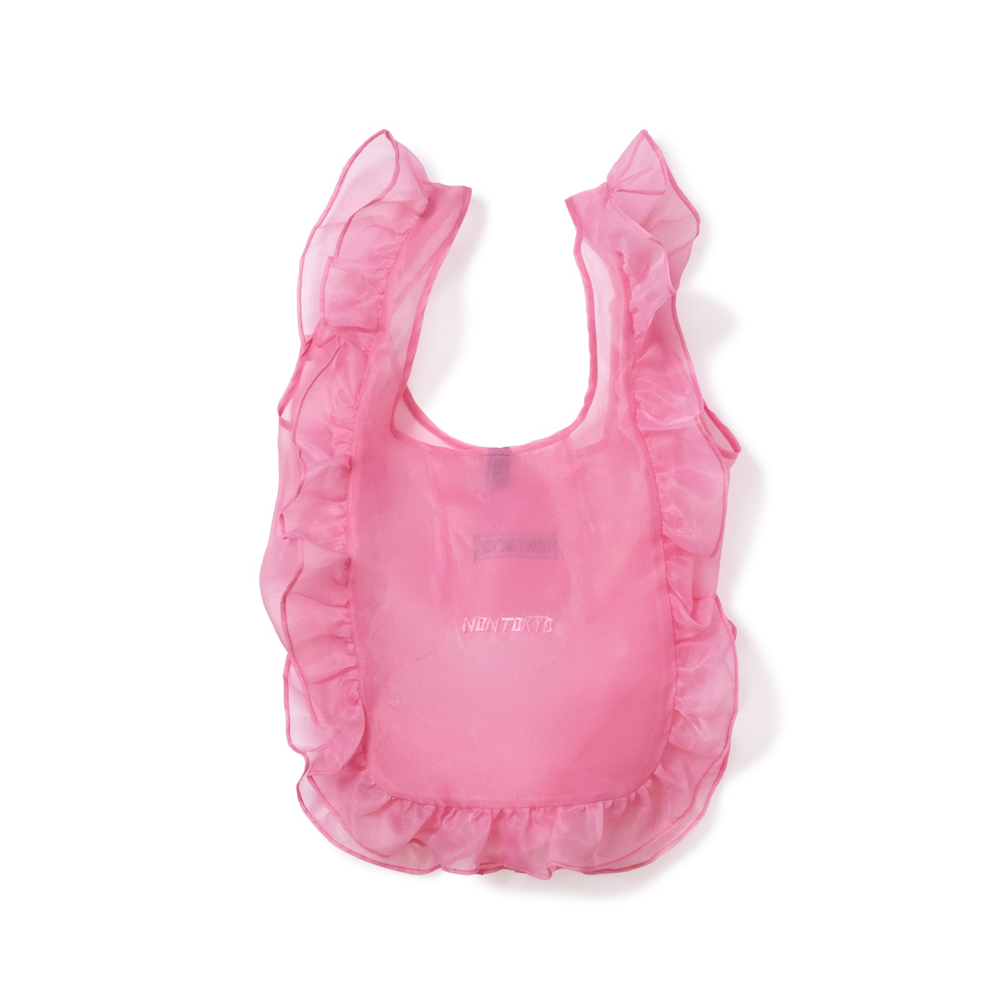SHEER FRILL BAG ( L / PINK )