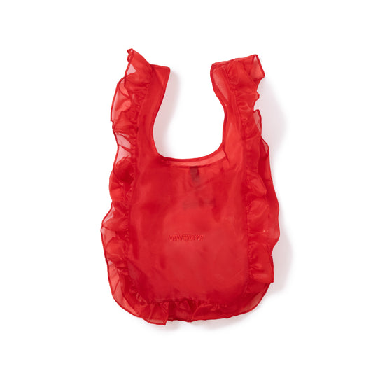 SHEER FRILL BAG ( L / RED )