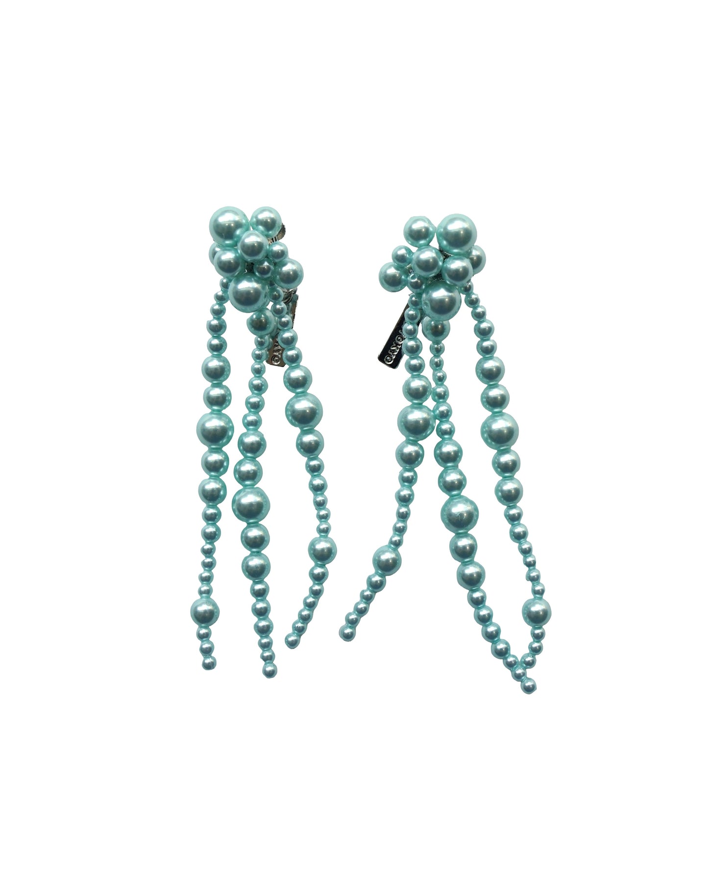 [PRE ORDER] FRINGE PEARL EARRING (BLUE)