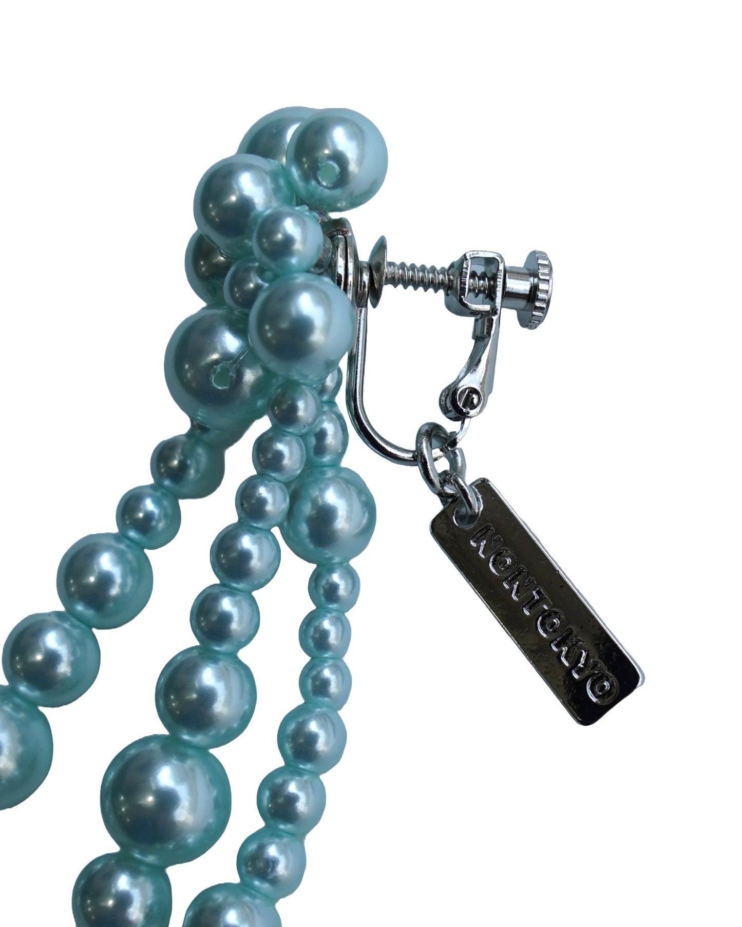 [PRE ORDER] FRINGE PEARL EARRING (BLUE)