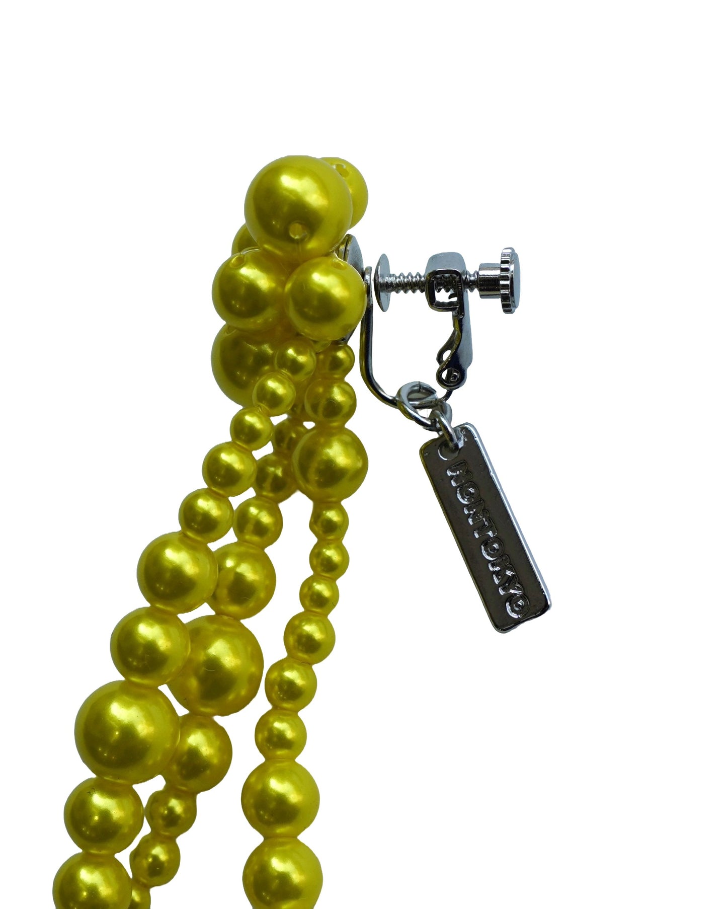 [PRE ORDER] FRINGE PEARL EARRING (YELLOW)
