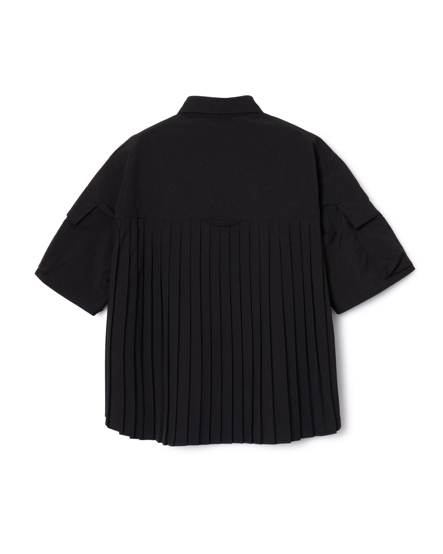 [PRE ORDER] PIN TUCK TECH SHIRT (BLACK)