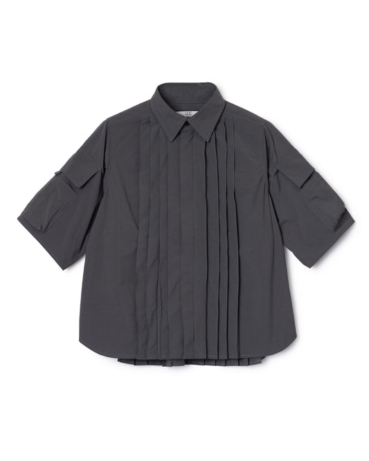 [PRE ORDER] PIN TUCK TECH SHIRT (GRAY)