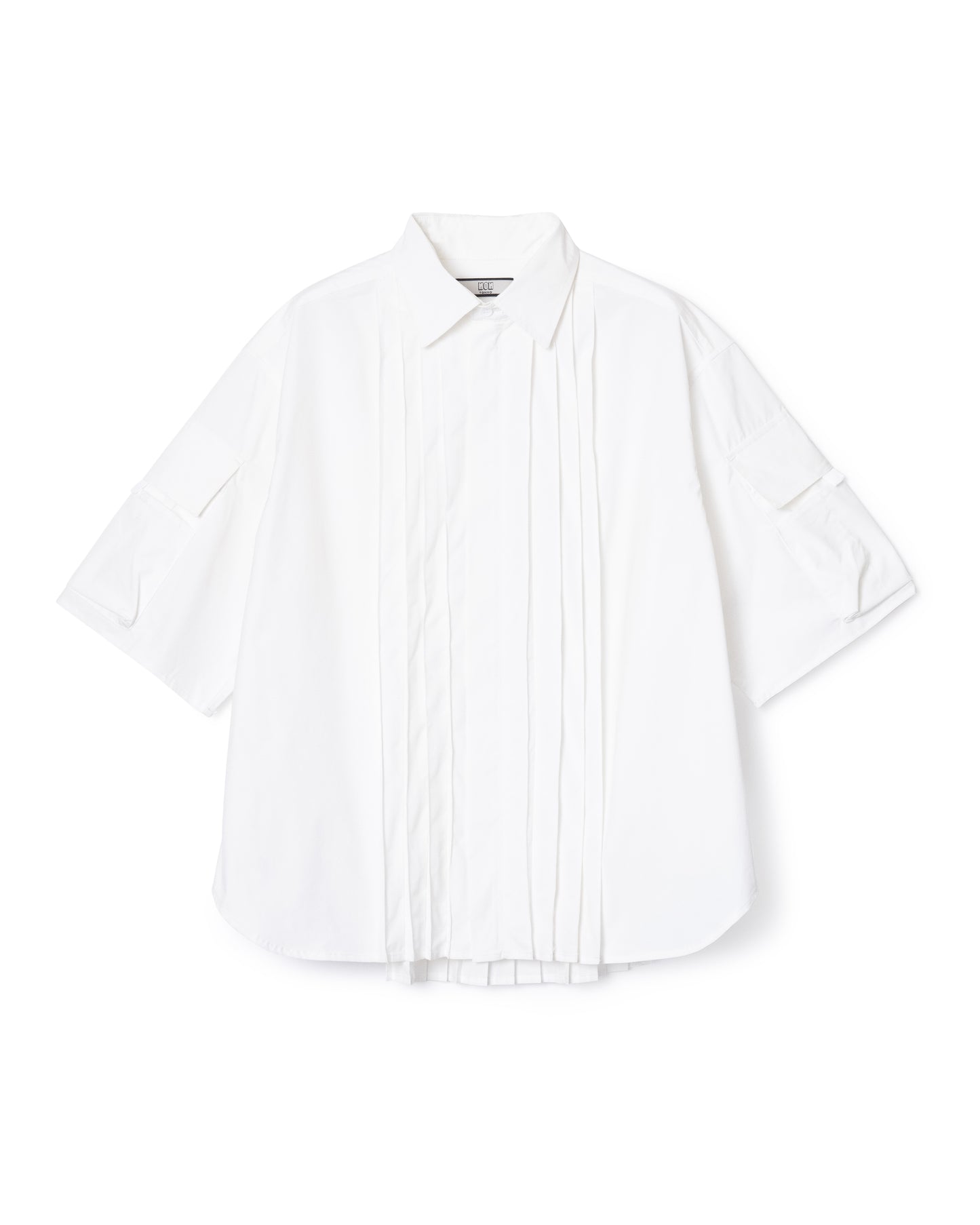 [PRE ORDER] PIN TUCK TECH SHIRT (WHITE)