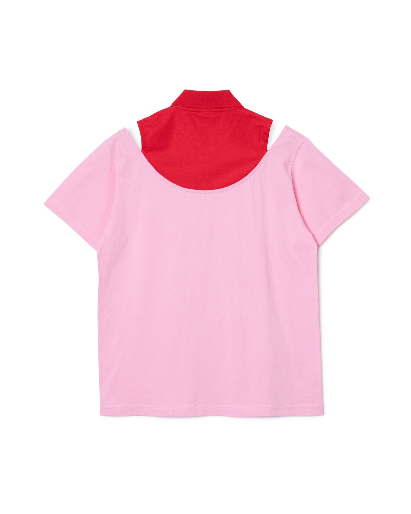 [PRE ORDER] DOCKING POLO SHIRT (PINK×RED)