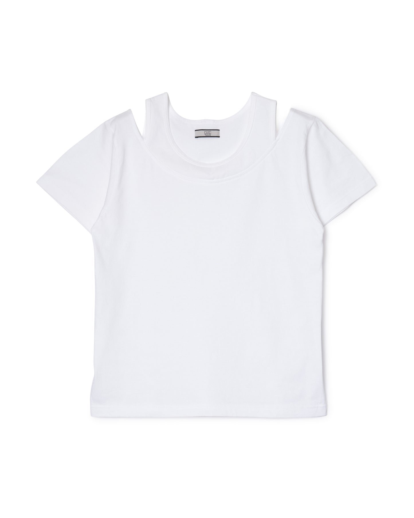 DOCKING TANK T-SHIRT (WHITE×WHITE)