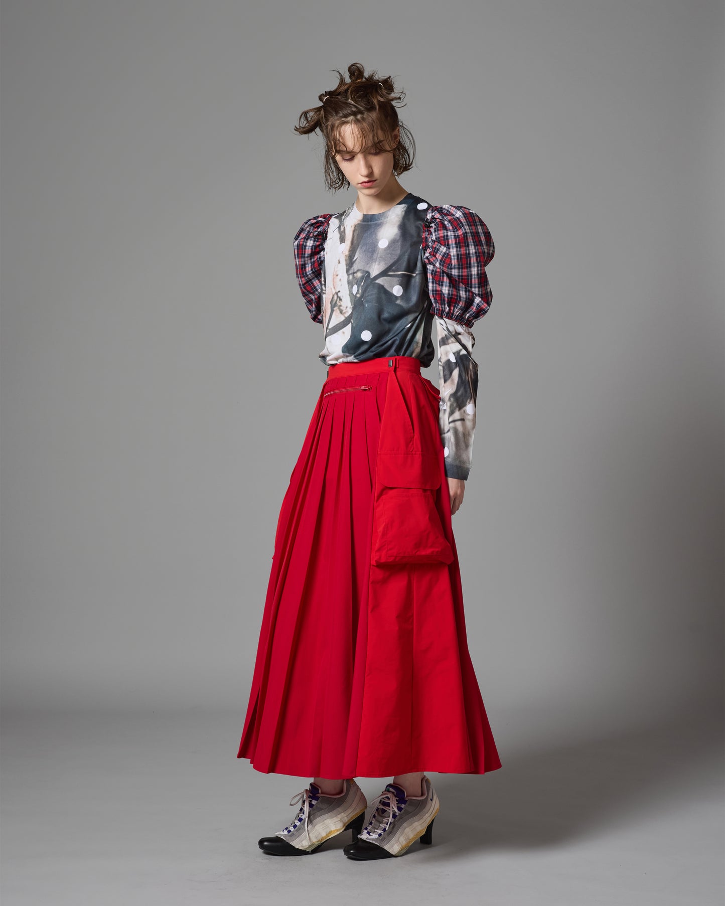 CHECK PUFF ARM HOLDER (RED)