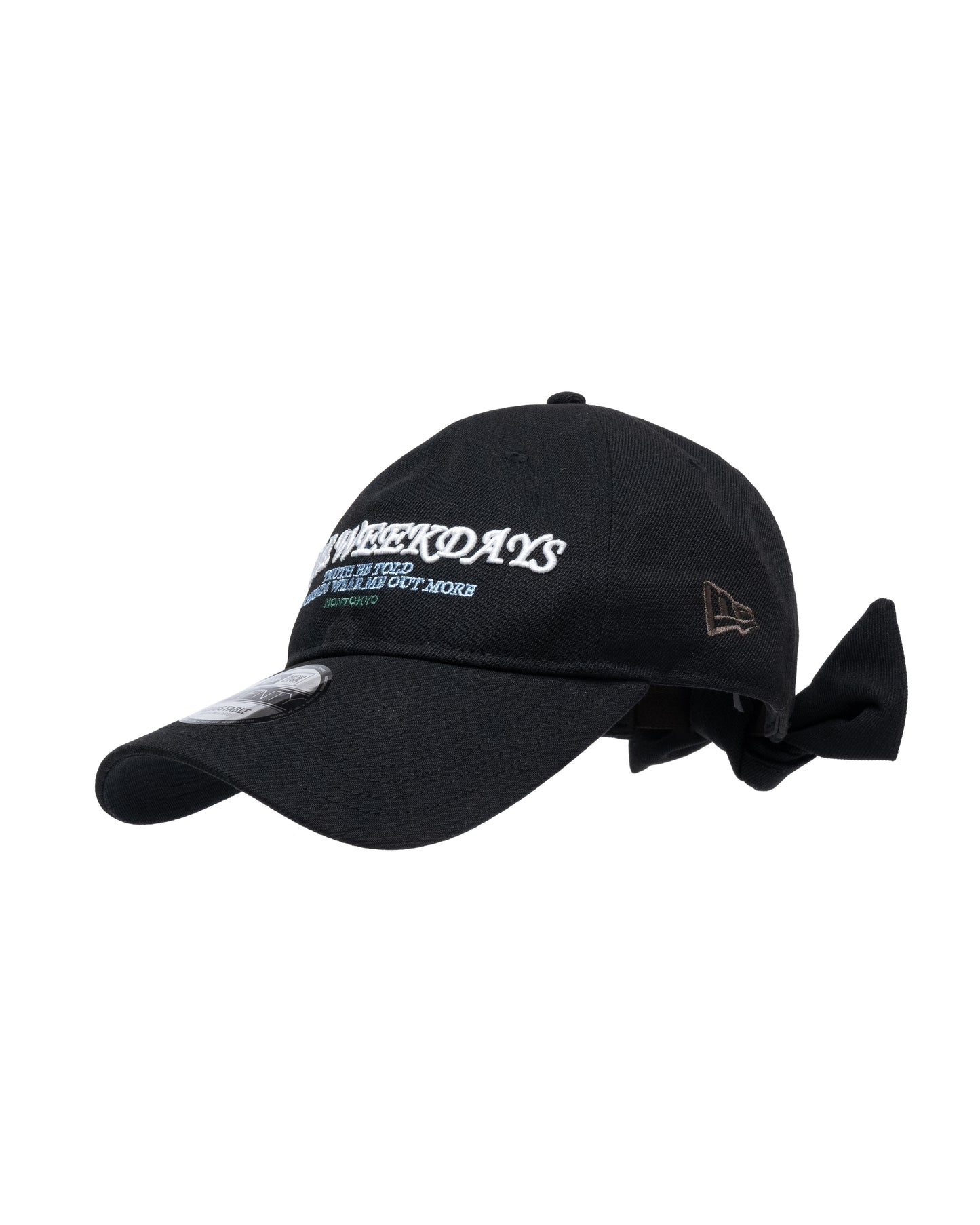 [PRE ORDER] 2WAY RIBBON CAP Feat.NEW ERA (BLACK)