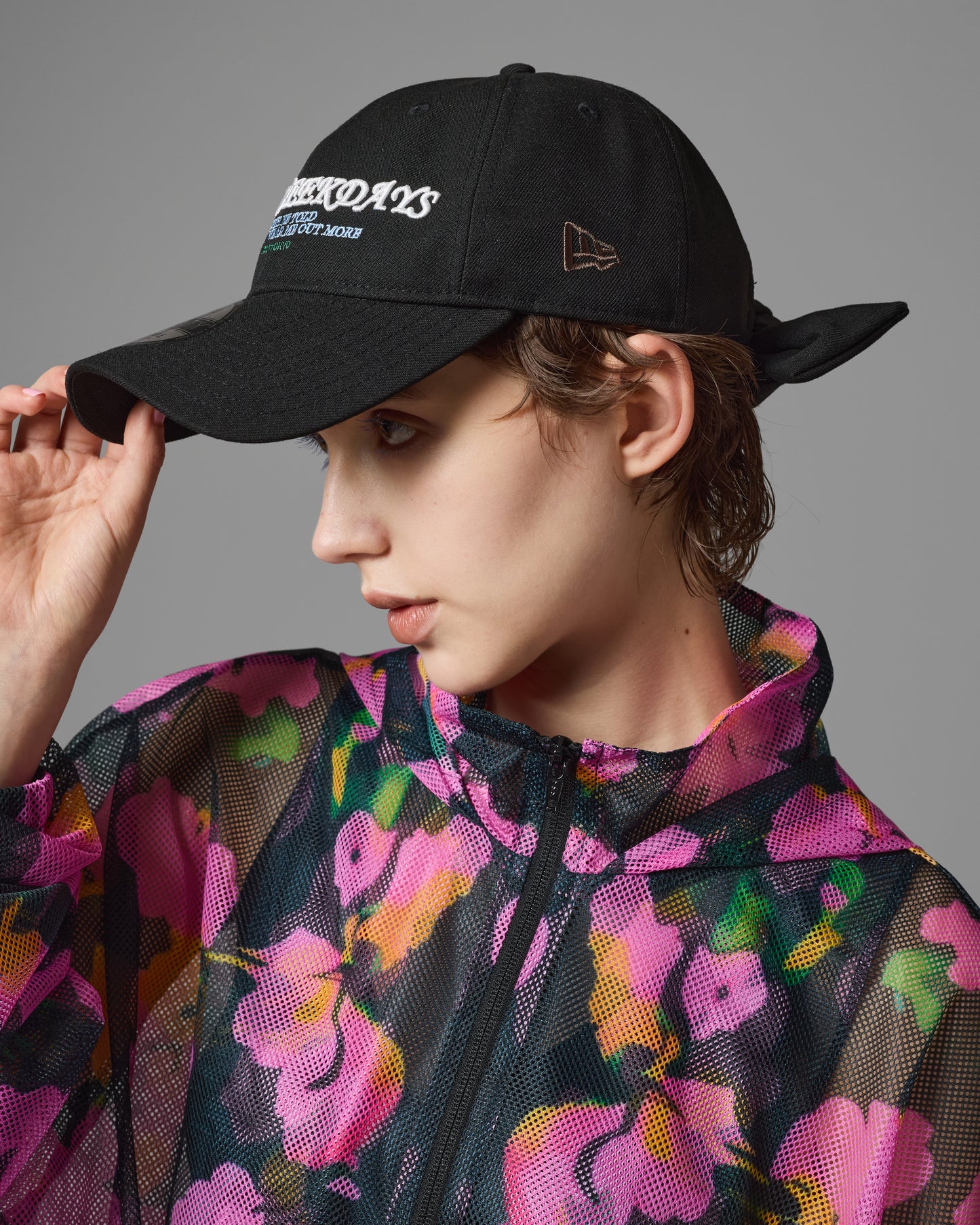 [PRE ORDER] 2WAY RIBBON CAP Feat.NEW ERA (BLACK)