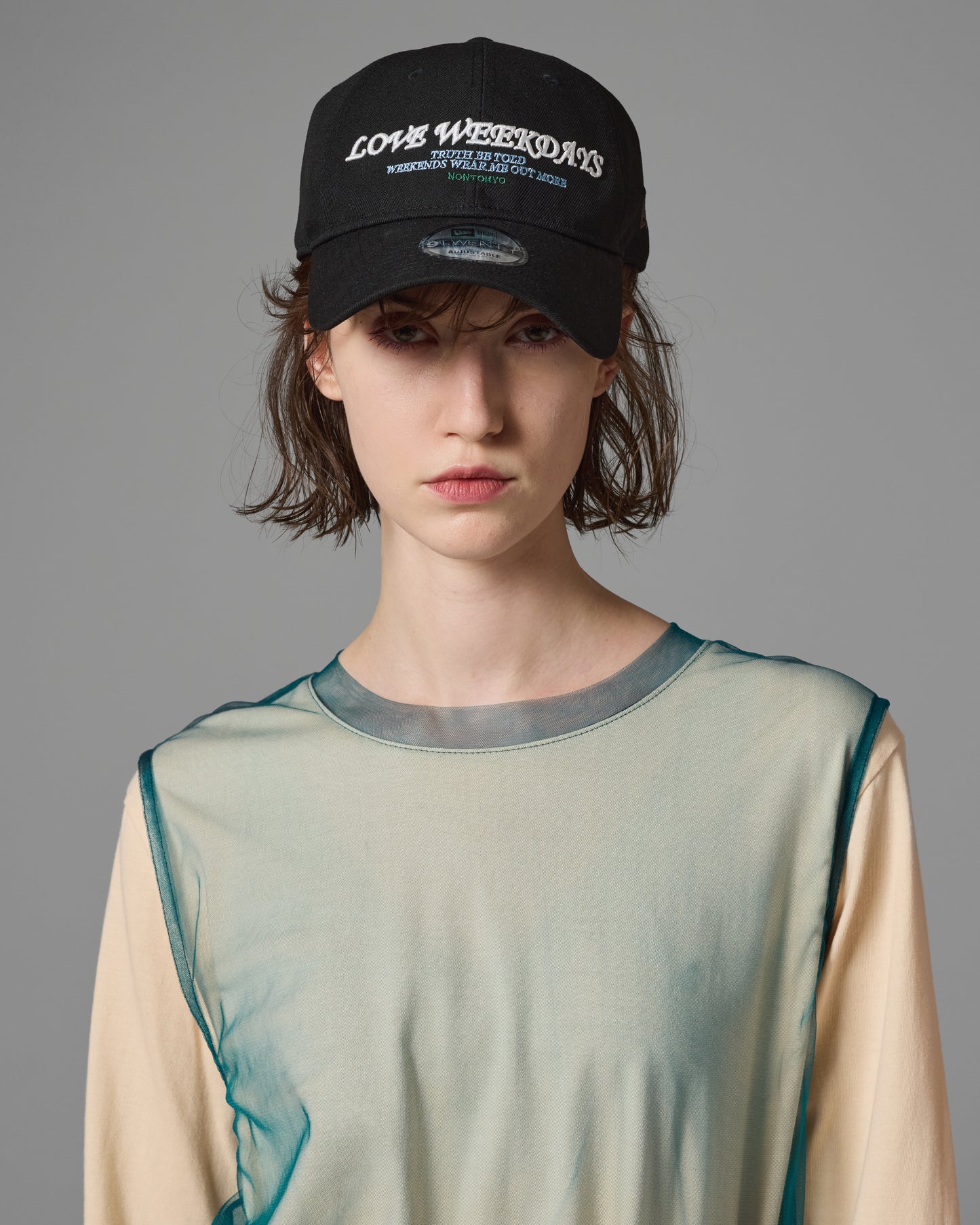 [PRE ORDER] 2WAY RIBBON CAP Feat.NEW ERA (BLACK)