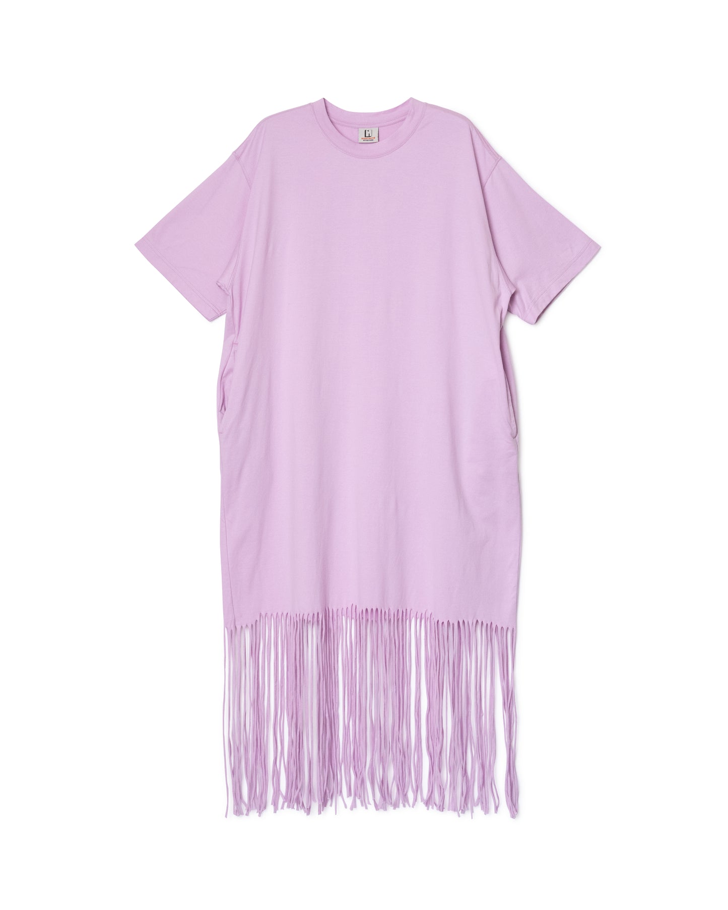 FRINGE T-SHIRT ONE-PIECE(LAVENDER)
