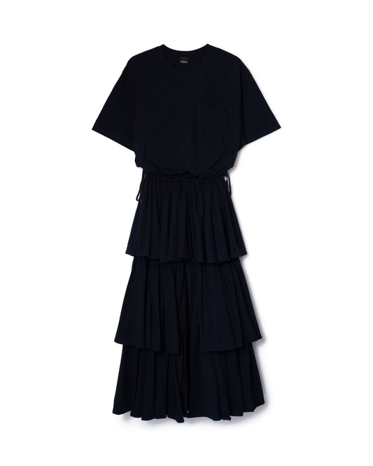 TIRED LONG TEE ONE-PIECE (NAVY)