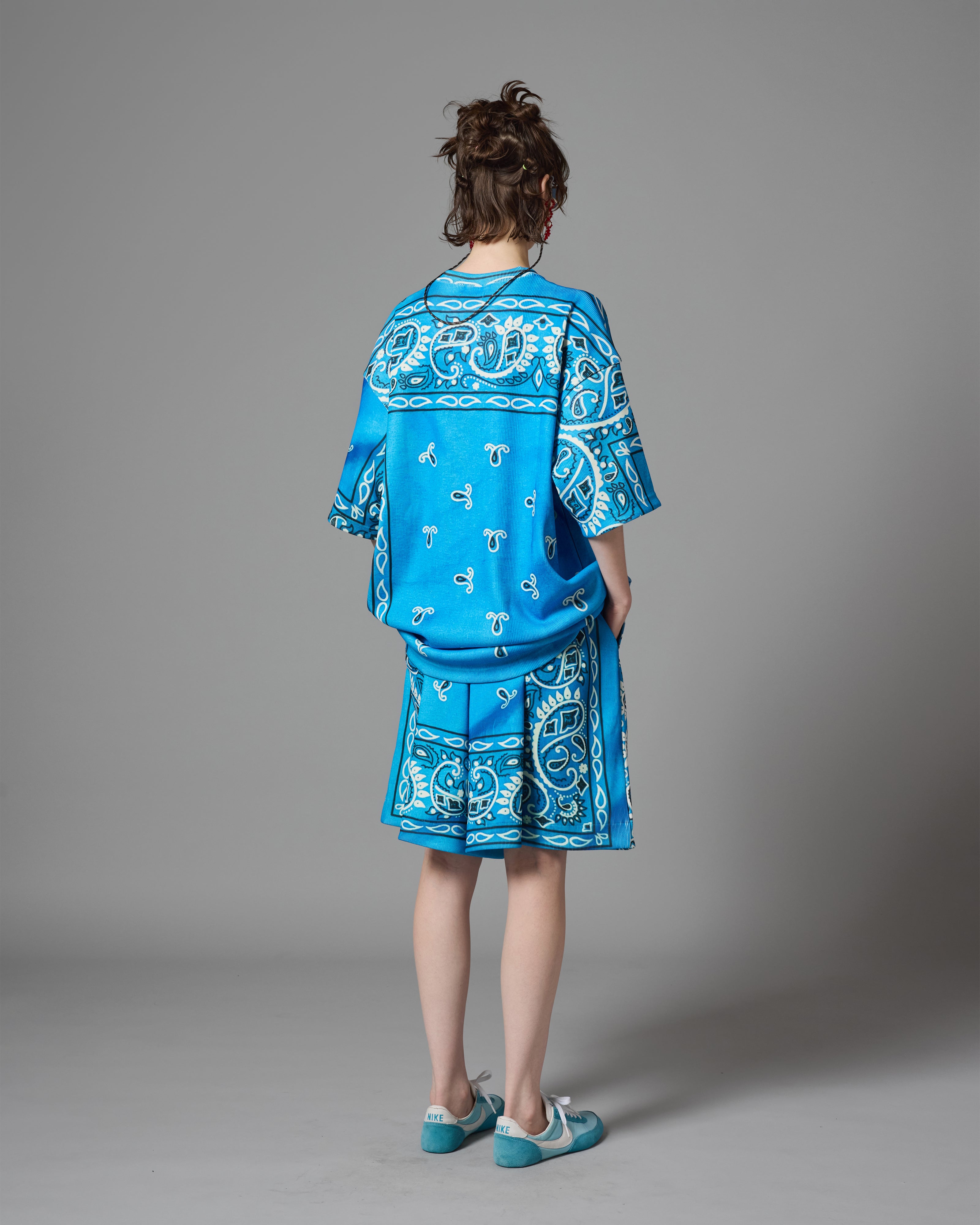 PRINT RIB WIDE SHORTS (BANDANA) – NON TOKYO