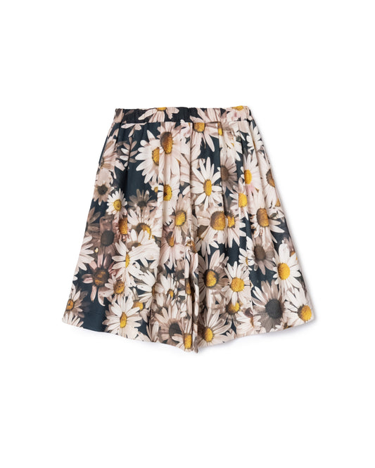 [PRE ORDER] PRINT RIB WIDE SHORTS (FLOWER)