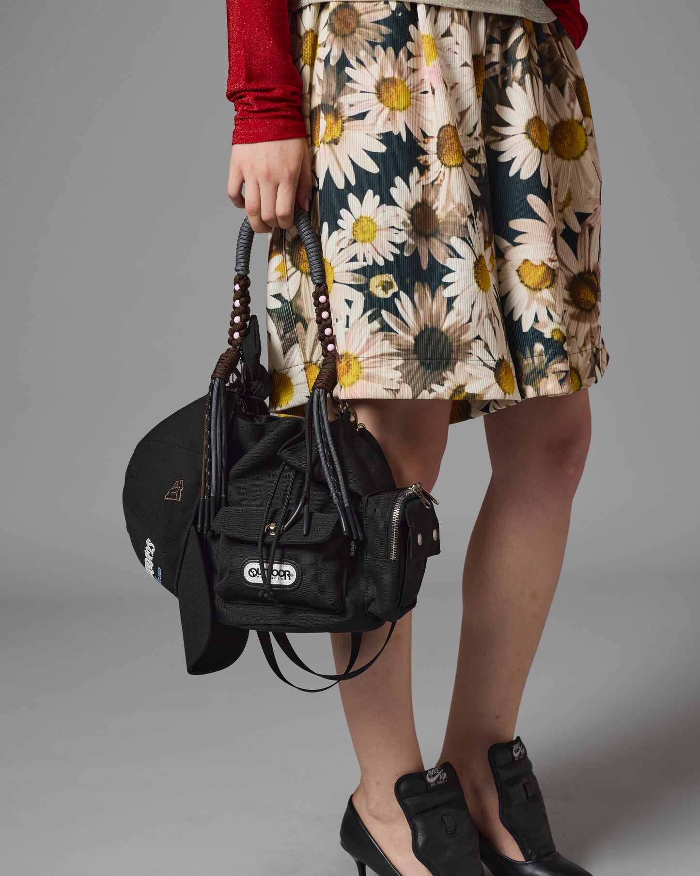 [PRE ORDER] PRINT RIB WIDE SHORTS (FLOWER)