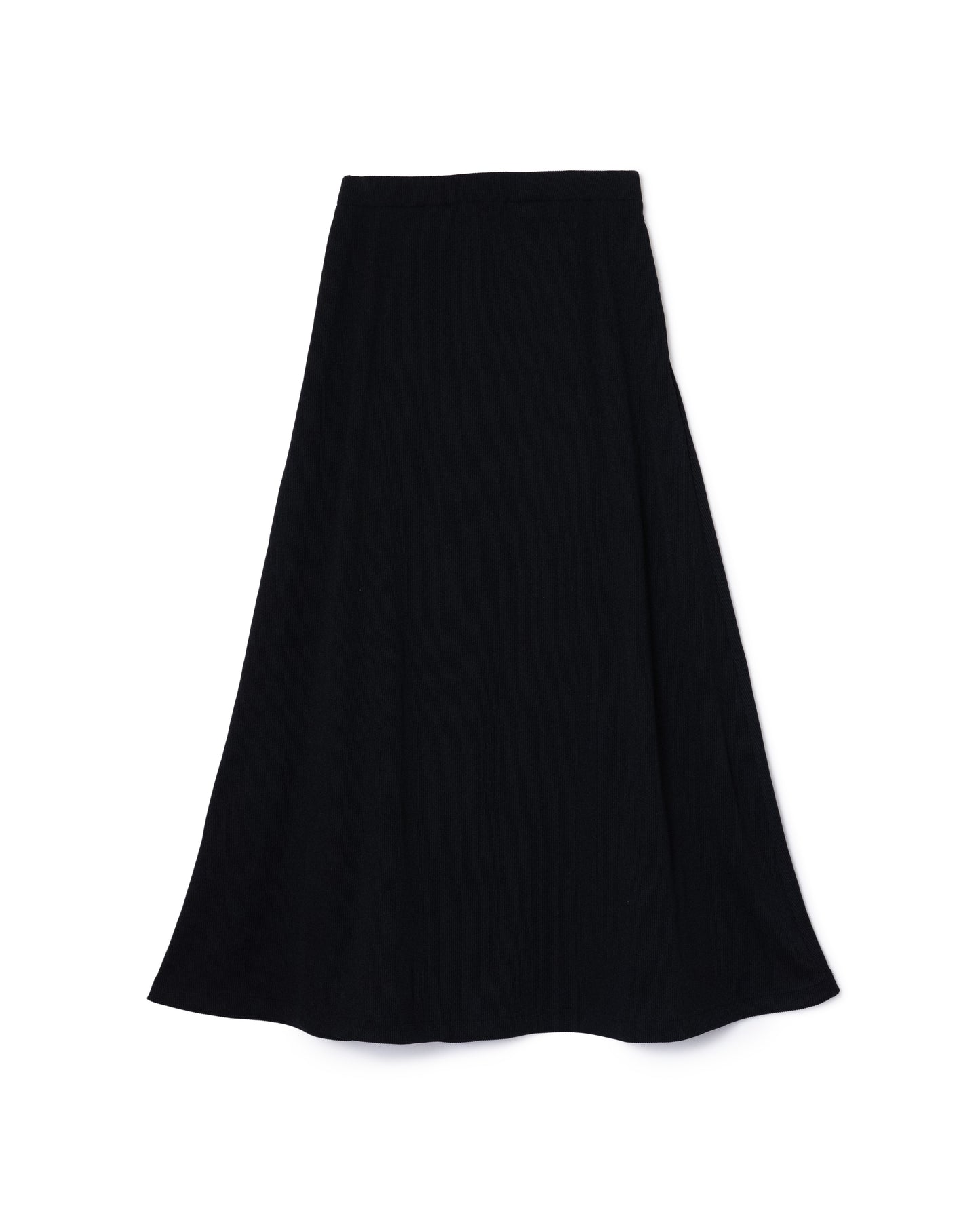 [PRE ORDER] RIB LONG SKIRT (BLACK)