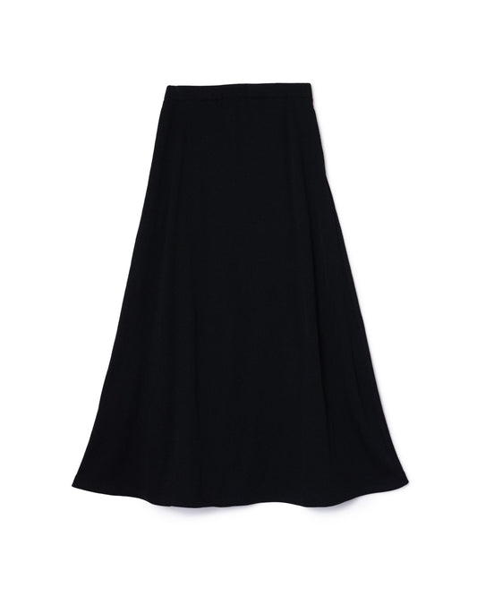 [PRE ORDER] RIB LONG SKIRT (BLACK)