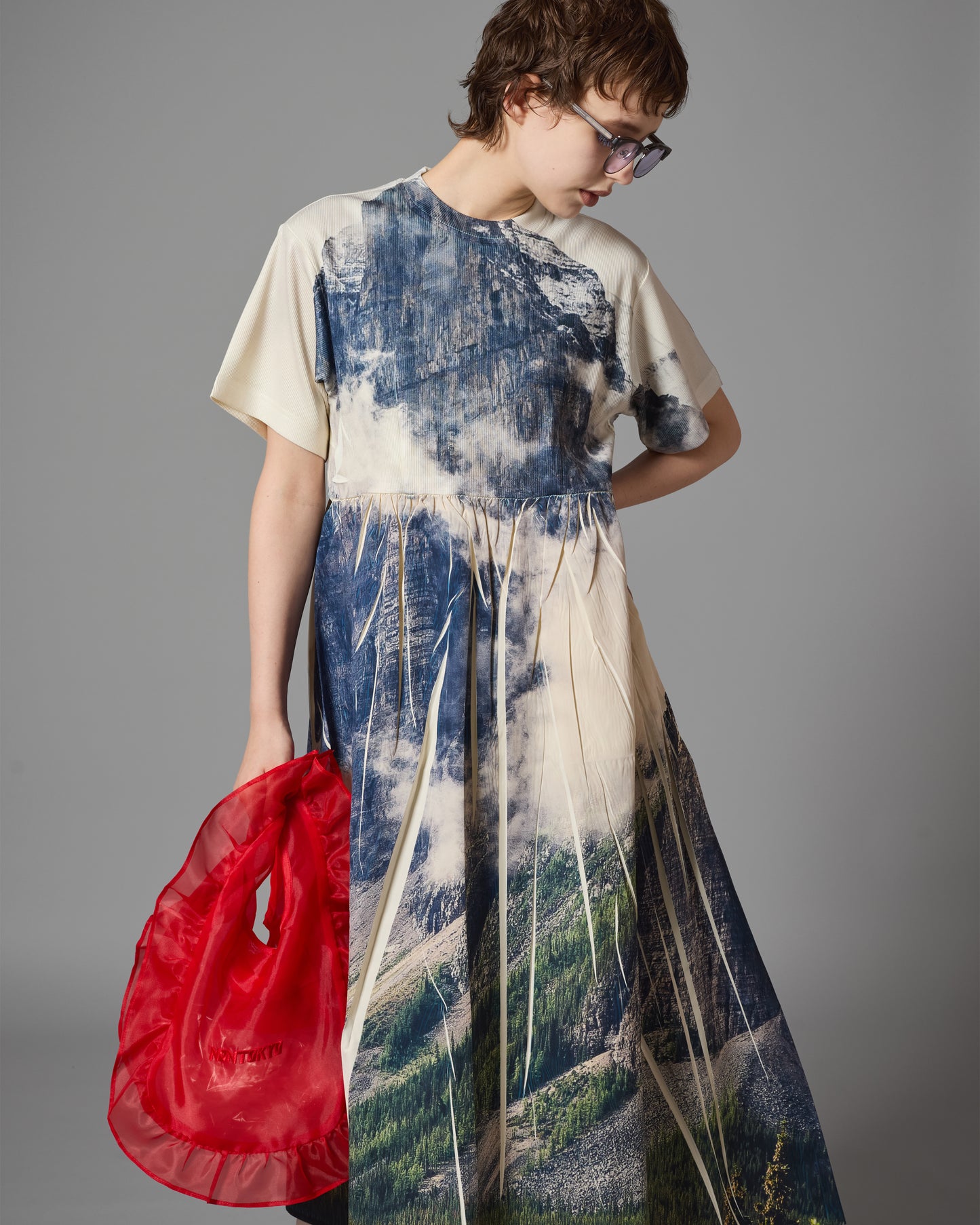 [PRE ORDER] DIRECT PRINT RIB ONE-PIECE (MOUNTAIN)
