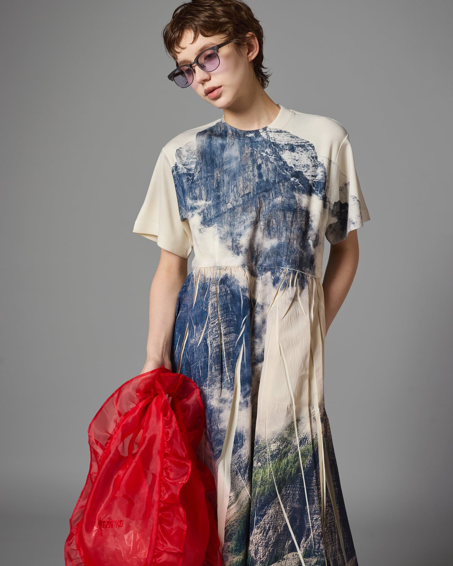 [PRE ORDER] DIRECT PRINT RIB ONE-PIECE (MOUNTAIN)