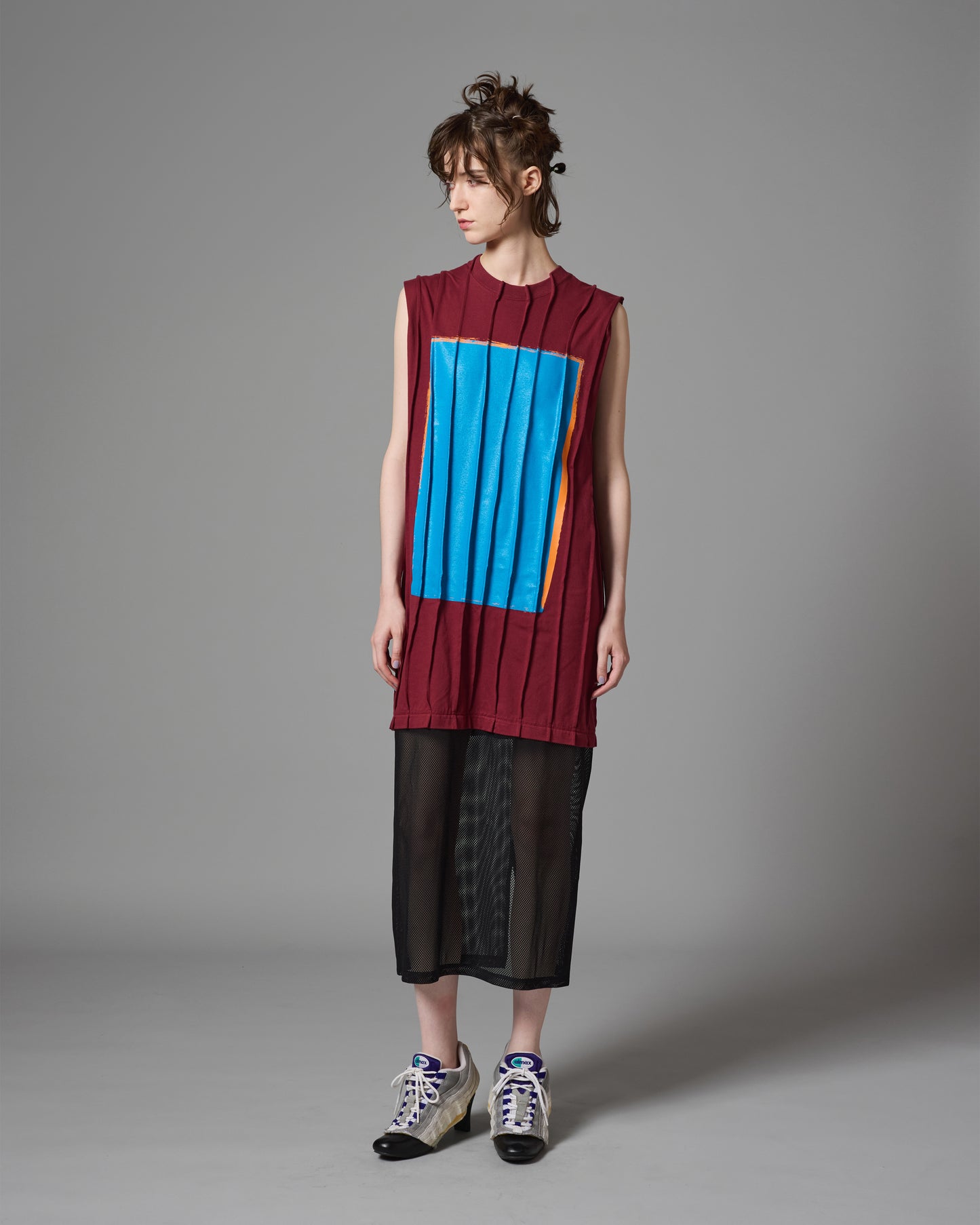 PIN TACK ONE-PIECE  (WINE)