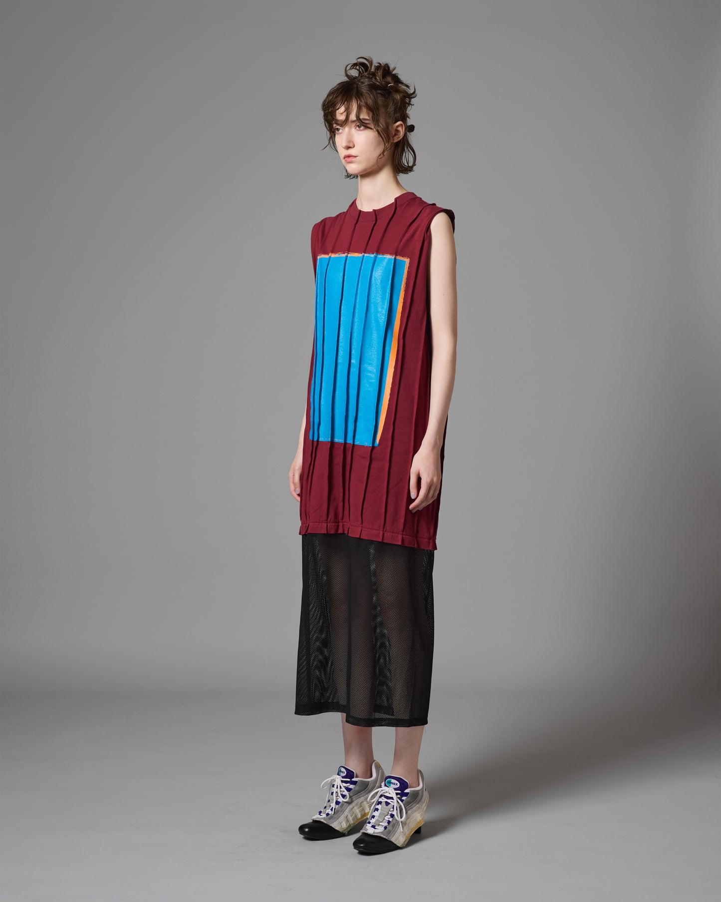 PIN TACK ONE-PIECE  (WINE)