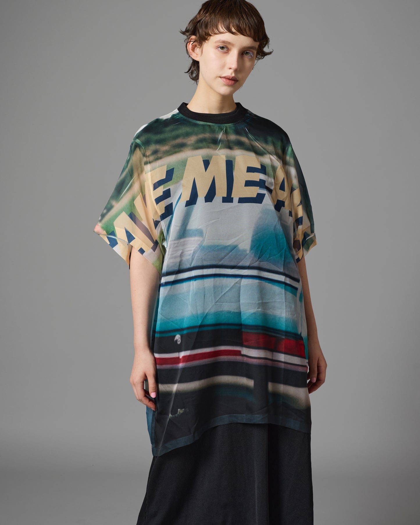 [PRE ORDER] DIRECT PRINT SHEER T-SHIRT (TAKE ME AWAY)